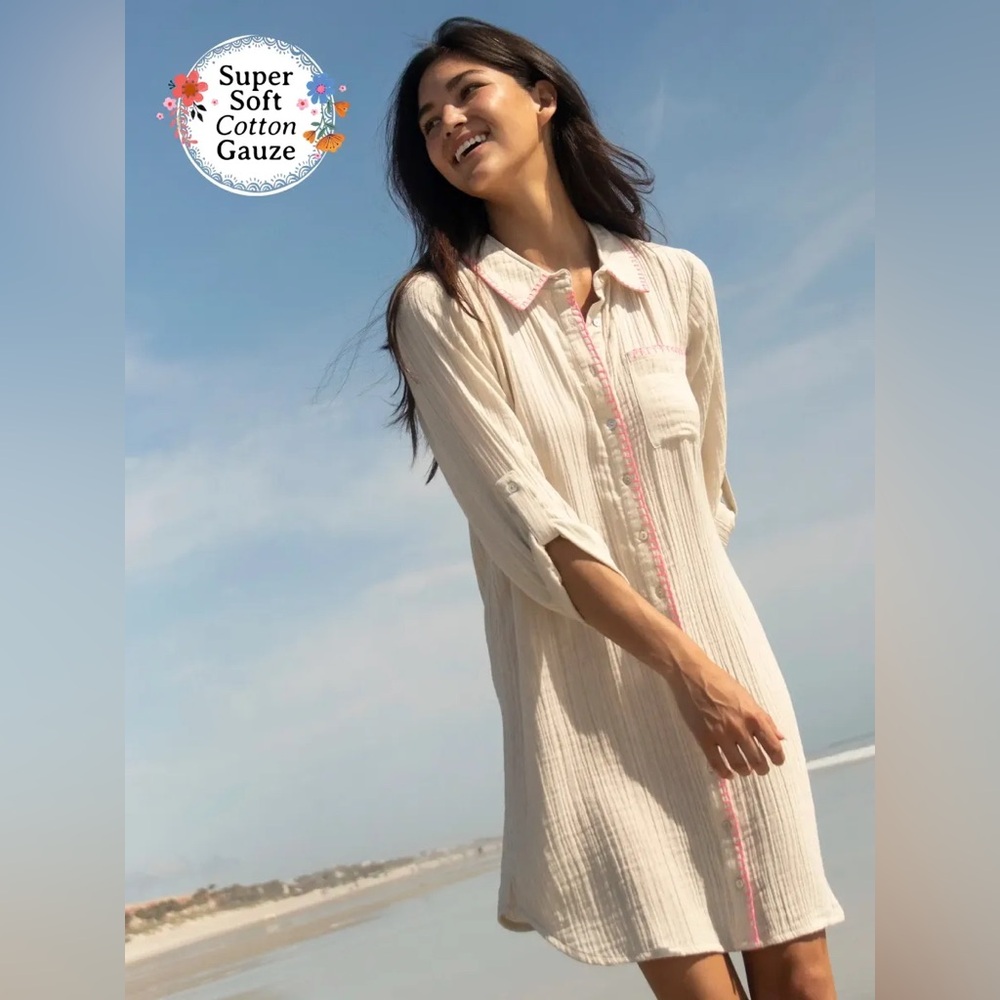 Natural Life Lola Cotton Shirt Dress